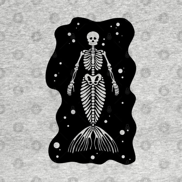 Mermaid Skeleton by Redheadkls